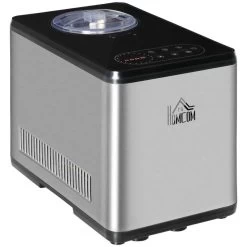 HOMCOM 1.5 Litre Ice Cream Maker - Stainless Steel - 800-116V70 -Kitchen Sale Shop homcom 800116v70