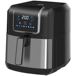 HOMCOM 1700W 6.5 Litre Air Fryer With Digital Display - Black - 800-120V70 -Kitchen Sale Shop homcom 800120v70 main view