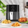 HOMCOM 1500W 4.5 Litre Air Fryer With Rapid Air Circulation - Black - 800-122V70 -Kitchen Sale Shop homcom 800122v70 main image