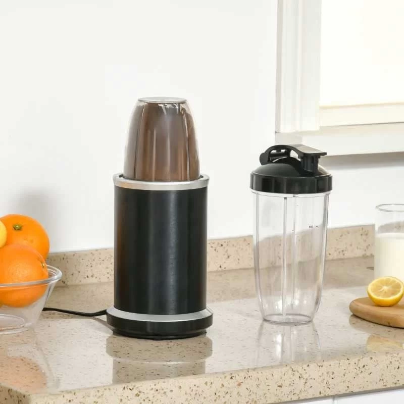 HOMCOM 1000W Countertop Blender & Smoothie Maker - Black - 800-131V70 5 HOMCOM 1000W Countertop Blender & Smoothie Maker - Black - 800-131V70 - Image 3