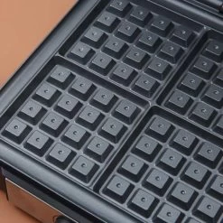 HOMCOM 1200W 4 Slice Waffle Maker - Black - 800-135V70 -Kitchen Sale Shop homcom 800135v70 waffle