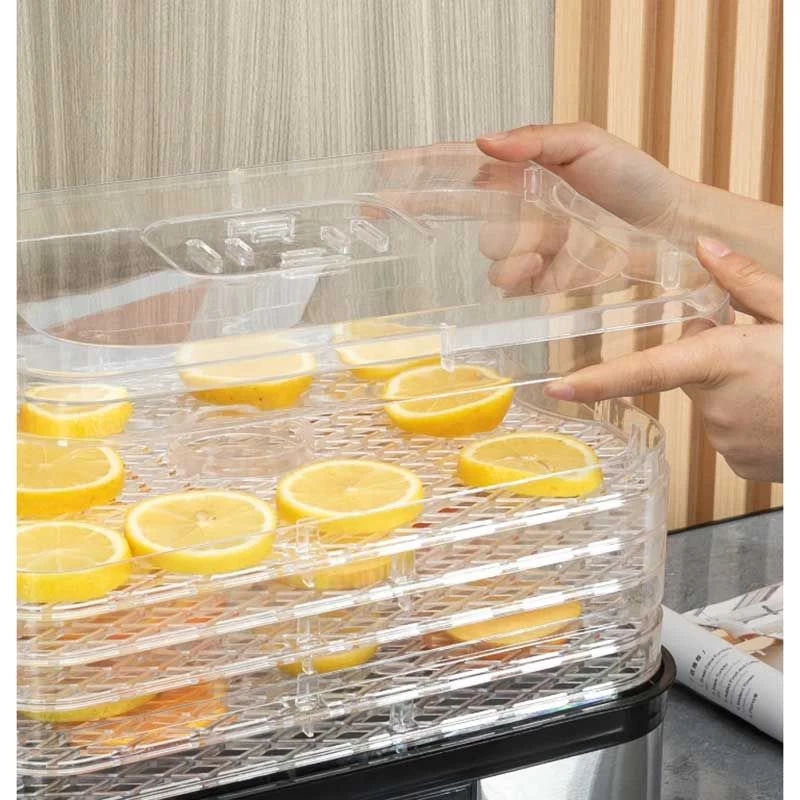 HOMCOM 245W 5 Tier Food Dehydrator - Silver - 800-142V70 7 HOMCOM 245W 5 Tier Food Dehydrator - Silver - 800-142V70 - Image 5