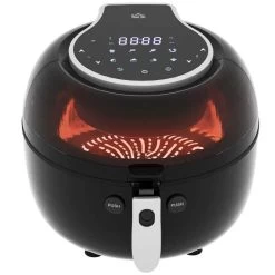 HOMCOM 1500W 7 Litre Air Fryer With Digital Display - Black - 800-148V70 -Kitchen Sale Shop homcom 800148v70 main image1