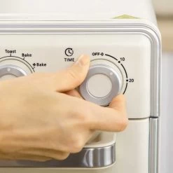 HOMCOM 1400W 20 Litre Mini Toaster Oven - Cream White - 800-152V70CW 17 HOMCOM 1400W 20 Litre Mini Toaster Oven - Cream White - 800-152V70CW -Kitchen Sale Shop homcom 800152v70cw dial