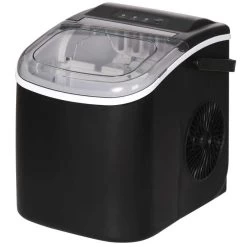 HOMCOM 12 Kg Portable Countertop Ice Maker Machine - Black - 800-154V70BK -Kitchen Sale Shop homcom 800154v70bk