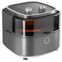 HOMCOM 1350W 6.5 Litre Family Size Air Fryer With Rapid Air Circulation - Grey - 800-164V70GY -Kitchen Sale Shop homcom 800164v70gy