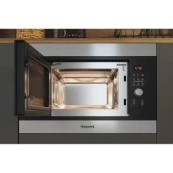 Hotpoint MF20G IX H Built-In Microwave & Grill - Stainless Steel -Kitchen Sale Shop hotpoing mf20gixh 3