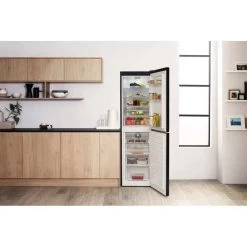 Hotpoint HBNF 55181 B UK 1 Free Standing Frost Free 50/50 Fridge Freezer - Black -Kitchen Sale Shop hotpoint hbnf 55181 b uk 1 7