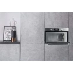 Hotpoint MD 344 IX H Built-In Microwave & Grill - Stainless Steel -Kitchen Sale Shop hotpoint md 344 ix h 3