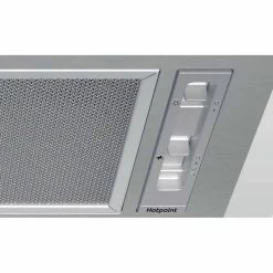 Hotpoint PCT 64 F L SS 53cm Canopy Hood - Grey