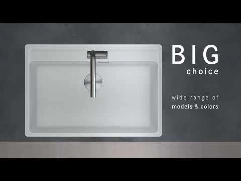 Franke Maris 1.5 Bowl Undermount Fragranite Kitchen Sink MRG 160-34-15 - Left Hand - Stone Grey - 125.0688.514 5 Franke Maris 1.5 Bowl Undermount Fragranite Kitchen Sink MRG 160-34-15 - Left Hand - Stone Grey - 125.0688.514 - Image 3