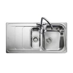 Rangemaster Houston 1.5 Bowl Stainless Steel Kitchen Sink - HS9852/