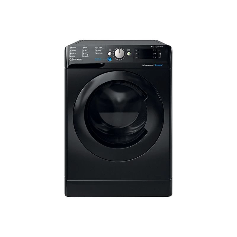 Indesit BDE 86436X B UK N 8/6kg 1400rpm Washer Dryer - Black 3 Indesit BDE 86436X B UK N 8/6kg 1400rpm Washer Dryer - Black