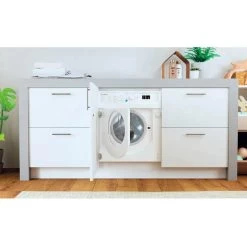 Indesit BI WMIL 71252 UK N Built In 7kg 1200rpm Washing Machine - White - BI WMIL 71252 UK N -Kitchen Sale Shop i n indesit biwmil71252ukn 3