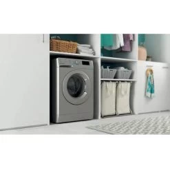 Indesit BWE 71452 S UK N Free Standing 7kg 1400rpm Washing Machine - Silver -Kitchen Sale Shop i n indesit bwe71452sukn 2