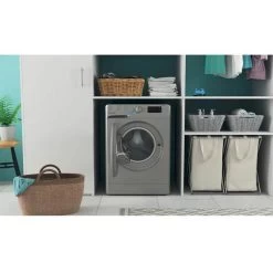Indesit BWE 71452 S UK N Free Standing 7kg 1400rpm Washing Machine - Silver -Kitchen Sale Shop i n indesit bwe71452sukn 3