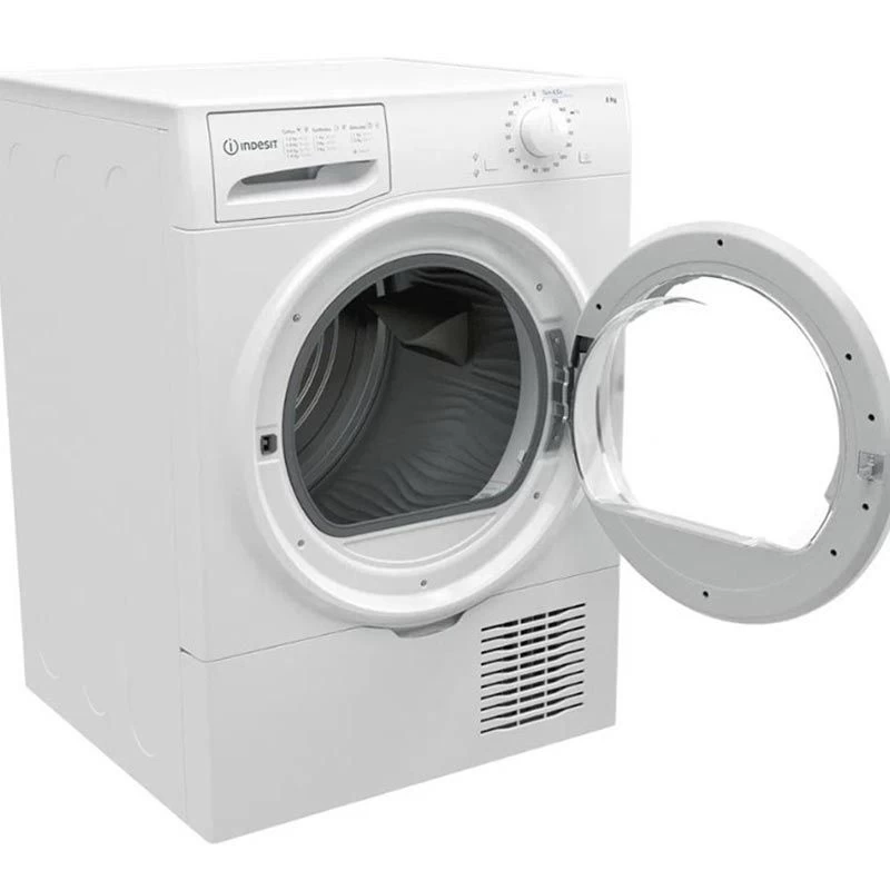 Indesit I2 D81W UK Free Standing 8kg Condenser Tumble Dryer - White 5 Indesit I2 D81W UK Free Standing 8kg Condenser Tumble Dryer - White - Image 3