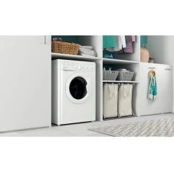Indesit IWDC 65125 UK N Free Standing 6kg 1200rpm Washer Dryer - White -Kitchen Sale Shop i n indesit iwdc65125ukn 2