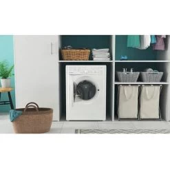 Indesit IWDC 65125 UK N Free Standing 6kg 1200rpm Washer Dryer - White -Kitchen Sale Shop i n indesit iwdc65125ukn 3