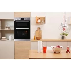 Indesit IDD 6340 IX Built-In Double Electric Oven - Stainless Steel -Kitchen Sale Shop indesit idd6340ix 1