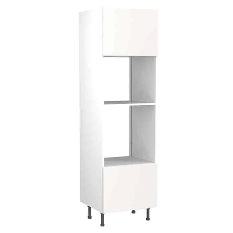 Kitchen Kit Slab 600mm Tall Oven & Microwave Housing - Super Gloss - White - Flatpacked - FKKF0032 3 Kitchen Kit Slab 600mm Tall Oven & Microwave Housing - Super Gloss - White - Flatpacked - FKKF0032