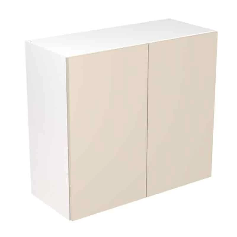 Kitchen Kit Slab 800mm Wall Cabinet - Super Gloss - Cashmere - Flatpacked - FKKF0138 3 Kitchen Kit Slab 800mm Wall Cabinet - Super Gloss - Cashmere - Flatpacked - FKKF0138