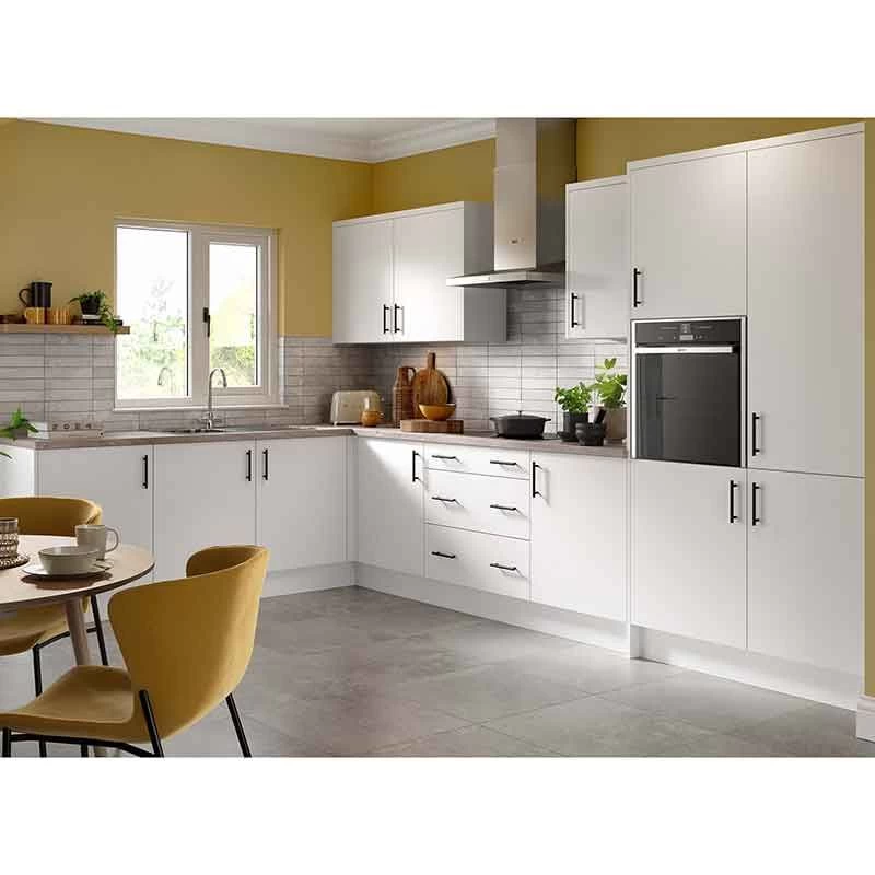 Kitchen Kit Slab 1000mm Wall Cabinet - Ultra Matt - White - Flatpacked - FKKF0515 4 Kitchen Kit Slab 1000mm Wall Cabinet - Ultra Matt - White - Flatpacked - FKKF0515 - Image 2