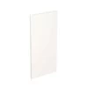 Kitchen Kit Slab 800mm Wall Cabinet End Panel Only - Ultra Matt - White - FKKF0544