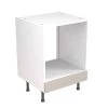Kitchen Kit Shaker 600mm Base Oven Cabinet - Ultra Matt - Light Grey - Flatpacked - FKKH0705 -Kitchen Sale Shop k i kitchen kit fkkh0705