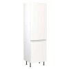 Kitchen Kit J-Pull 600mm Tall Larder Cabinet - Super Gloss - White - Flatpacked - FKKJ0034 -Kitchen Sale Shop k i kitchen kit fkkj0034