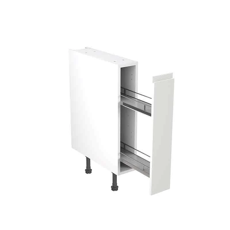 Kitchen Kit J-Pull 150mm Pull Out Base Cabinet - Super Gloss - White - Flatpacked - FKKJ0051 3 Kitchen Kit J-Pull 150mm Pull Out Base Cabinet - Super Gloss - White - Flatpacked - FKKJ0051