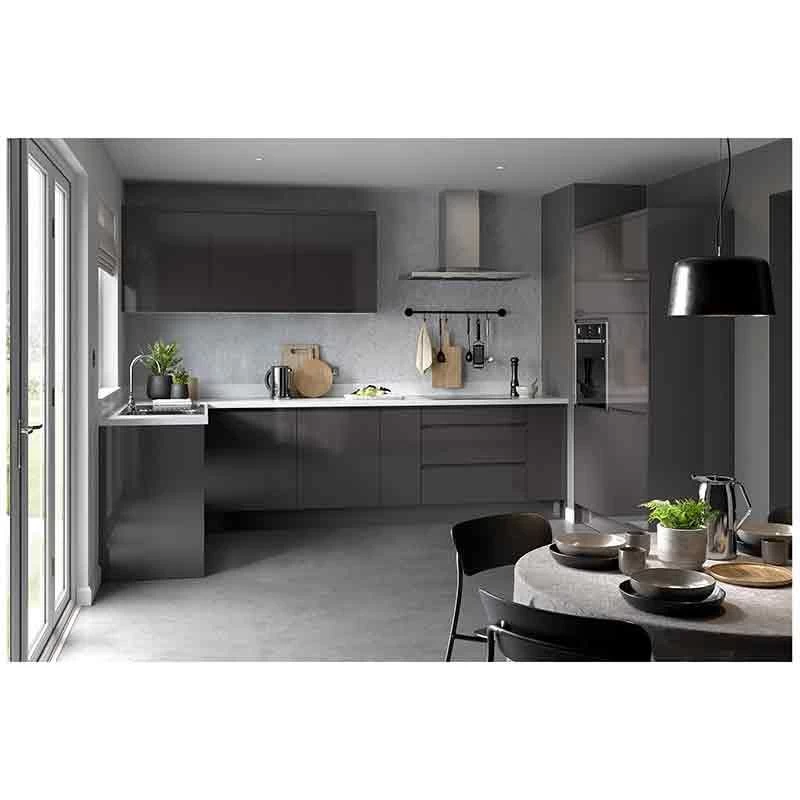 Kitchen Kit J-Pull 715mm Filler Panel - Super Gloss - Graphite - FKKJ0442 4 Kitchen Kit J-Pull 715mm Filler Panel - Super Gloss - Graphite - FKKJ0442 - Image 2