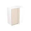 Kitchen Kit J-Pull 600mm Blind Corner Wall Cabinet - Ultra Matt - Cashmere - Flatpacked - FKKJ0616 -Kitchen Sale Shop k i kitchen kit fkkj0616