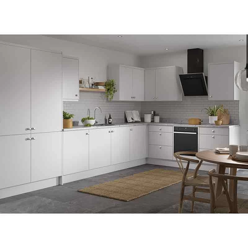 Kitchen Kit J-Pull 600mm Blind Corner Wall Cabinet - Ultra Matt - Light Grey - Flatpacked - FKKJ0716 4 Kitchen Kit J-Pull 600mm Blind Corner Wall Cabinet - Ultra Matt - Light Grey - Flatpacked - FKKJ0716 - Image 2