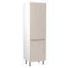Kitchen Kit J-Pull 600mm Tall Larder Cabinet - Ultra Matt - Light Grey - Flatpacked - FKKJ0734 -Kitchen Sale Shop k i kitchen kit fkkj0734