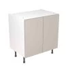 Kitchen Kit J-Pull 800mm Base Cabinet - Ultra Matt - Light Grey - Flatpacked - FKKJ0736 -Kitchen Sale Shop k i kitchen kit fkkj0736