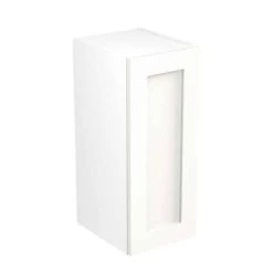 Kitchen Kit Rigid Shaker 300mm Wall Cabinet - Ultra Matt - White - Pre-Assembled - RKKH0511