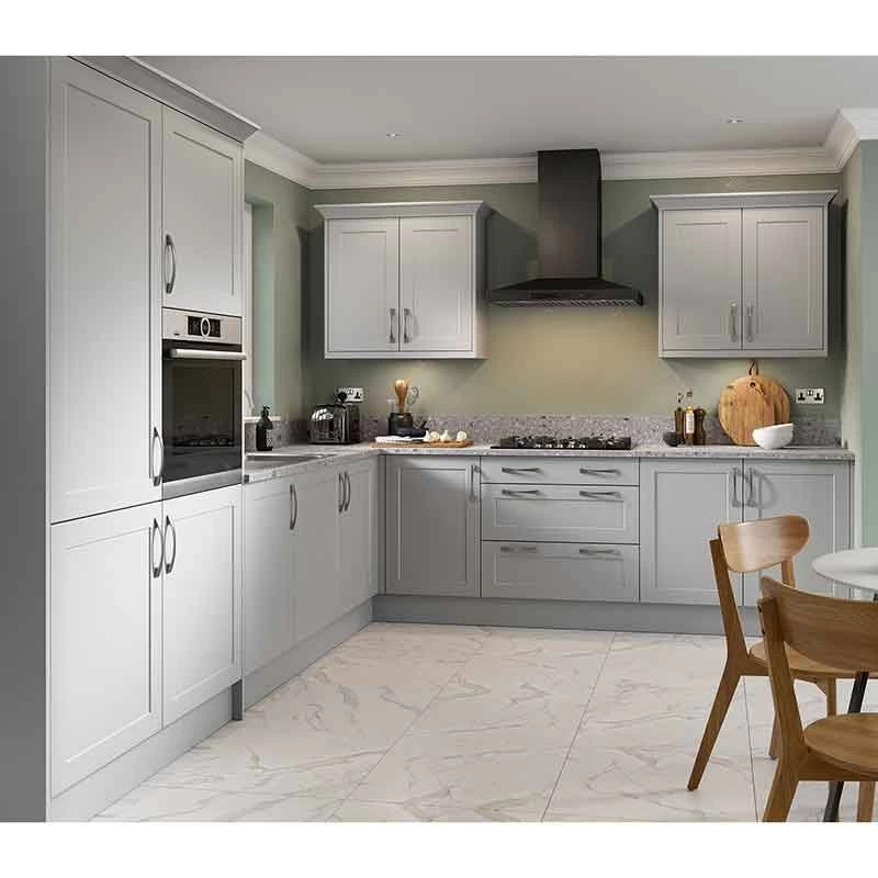 Kitchen Kit Rigid Shaker 1000mm Blind Corner Base Cabinet With Pull Out Left Cabinet - Ultra Matt - Light Grey - Pre-Assembled - RKKH0756 4 Kitchen Kit Rigid Shaker 1000mm Blind Corner Base Cabinet With Pull Out Left Cabinet - Ultra Matt - Light Grey - Pre-Assembled - RKKH0756 - Image 2