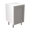 Kitchen Kit Rigid Shaker 500mm Base Cabinet - Ultra Matt - Dust Grey - Pre-Assembled - RKKH0803 -Kitchen Sale Shop k i kitchen kit rkkh0803