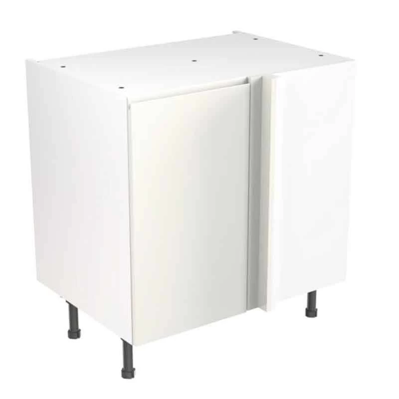 Kitchen Kit Rigid J-Pull 800mm Blind Corner Base Cabinet - Super Gloss - White - Pre-Assembled - RKKJ0037 3 Kitchen Kit Rigid J-Pull 800mm Blind Corner Base Cabinet - Super Gloss - White - Pre-Assembled - RKKJ0037