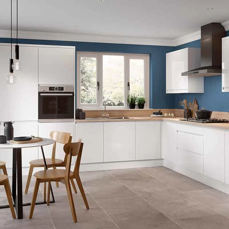 Kitchen Kit Rigid J-Pull 800mm Blind Corner Base Cabinet - Super Gloss - White - Pre-Assembled - RKKJ0037 4 Kitchen Kit Rigid J-Pull 800mm Blind Corner Base Cabinet - Super Gloss - White - Pre-Assembled - RKKJ0037 - Image 2