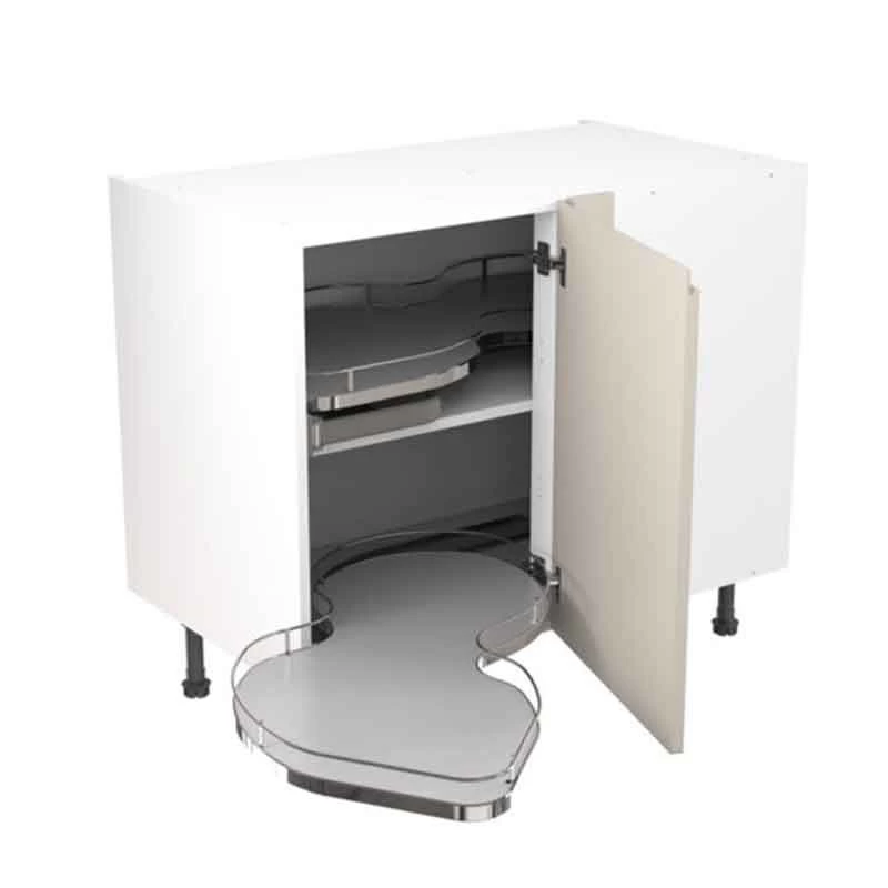 Kitchen Kit Rigid J-Pull 1000mm Blind Corner Base Cabinet With Pull Out Left Cabinet - Ultra Matt - Light Grey - Pre-Assembled - RKKJ0756 3 Kitchen Kit Rigid J-Pull 1000mm Blind Corner Base Cabinet With Pull Out Left Cabinet - Ultra Matt - Light Grey - Pre-Assembled - RKKJ0756