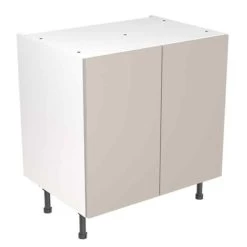 Kitchen Kit Rigid Value 800mm Base Cabinet - Standard Matt - Light Grey - Pre-Assembled - RKKM1236