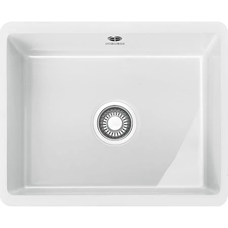 Franke Kubus 1 Bowl Undermount Ceramic Kitchen Sink KBK 110-50 - White - 126.0438.483 3 Franke Kubus 1 Bowl Undermount Ceramic Kitchen Sink KBK 110-50 - White - 126.0438.483