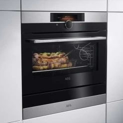 AEG KDK911424M 14cm Warming Drawer - Black Glass & Stainless Steel -Kitchen Sale Shop l a lae99006 4