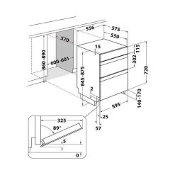 Hotpoint DU2 540 IX Built Under Double Electric Oven - Stainless Steel -Kitchen Sale Shop l h lho2600 3