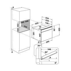 Hotpoint MP 776 IX H B/I Combi Microwave & Grill - Stainless Steel -Kitchen Sale Shop l h lho7106 3