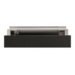 Hotpoint WD 914 NB 14cm Warming Drawer - Dark Grey Glass