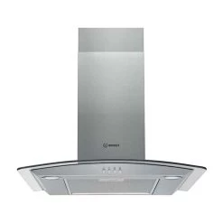 Indesit IHGC 6.5 LM X 60cm Chimney Hood - Stainless Steel