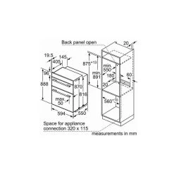 Neff N50 U1ACE5HN0B Built-In Double Electric Oven - Stainless Steel -Kitchen Sale Shop l n lne24008 2